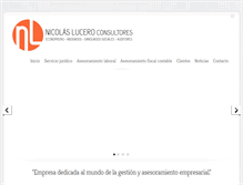 Tablet Screenshot of nicolaslucero.com